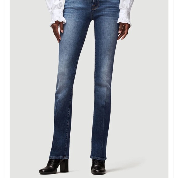 Frame Denim Le Crop Mini Boot Jean Kingland High Rise Stretch Sz 28 - Picture 1 of 15
